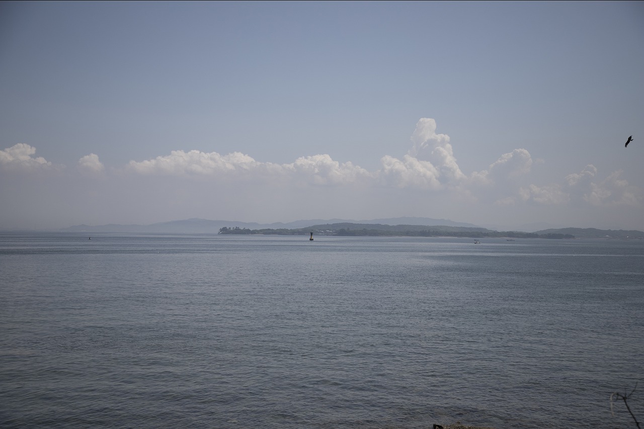 島から眺める景色